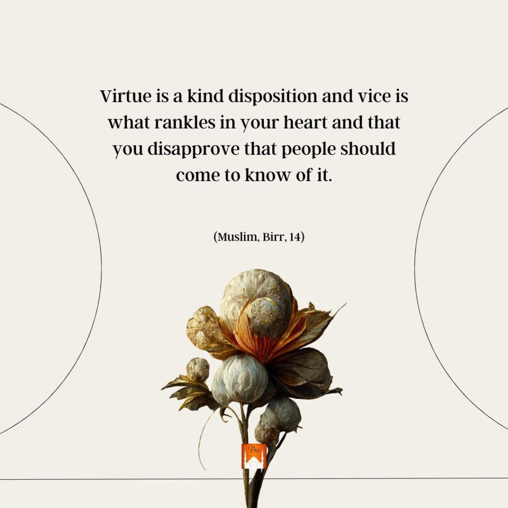 Virtue is a kind disposition and vice is