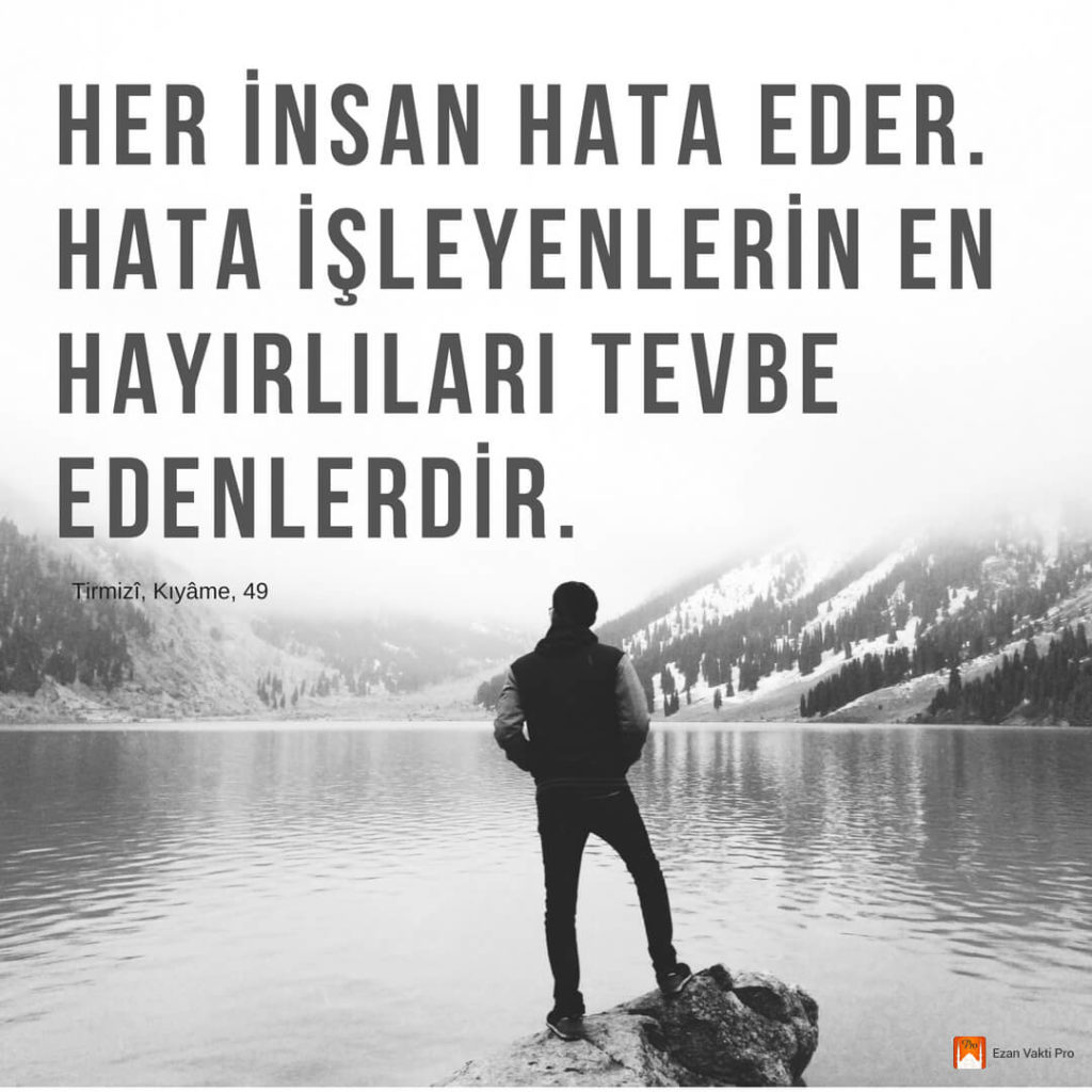 HER İNSAN HATA EDER.