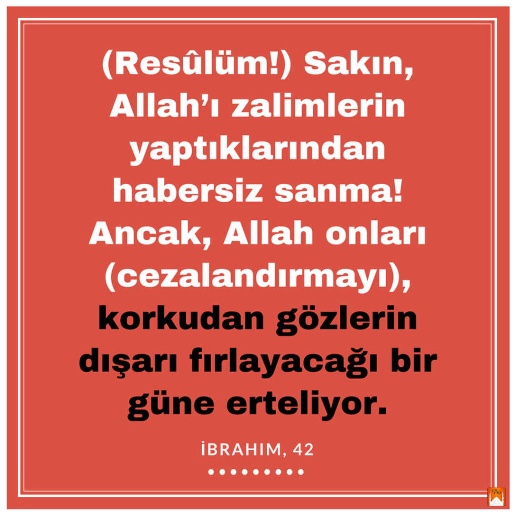 (Resülüm!) Sakın