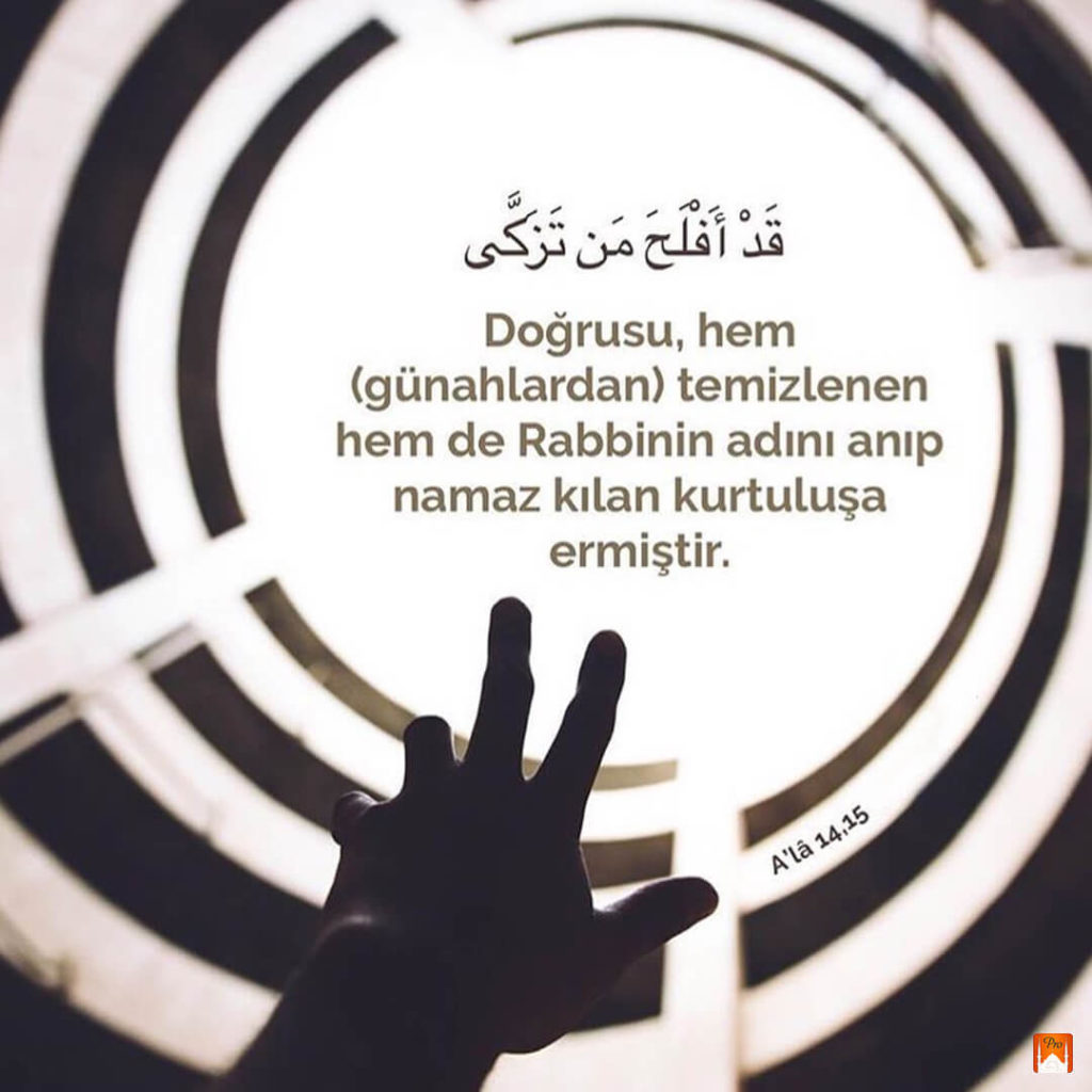 ESSTREL FK Doğrusu, hem
(günahlardan) temizlenen
hem de Rabbinin adını anıp
namaz kılan kurtuluşa
ermiştir. 8 ESSTREL FK