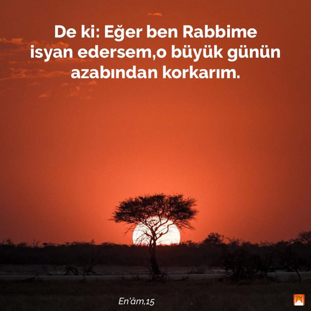 De ki: Eğer ben Rabbime