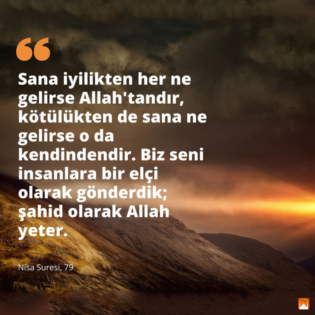 Sana iyilikten her ne