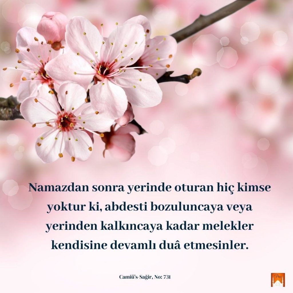 & Namazdan sonra yerinde oturan hiç kimse