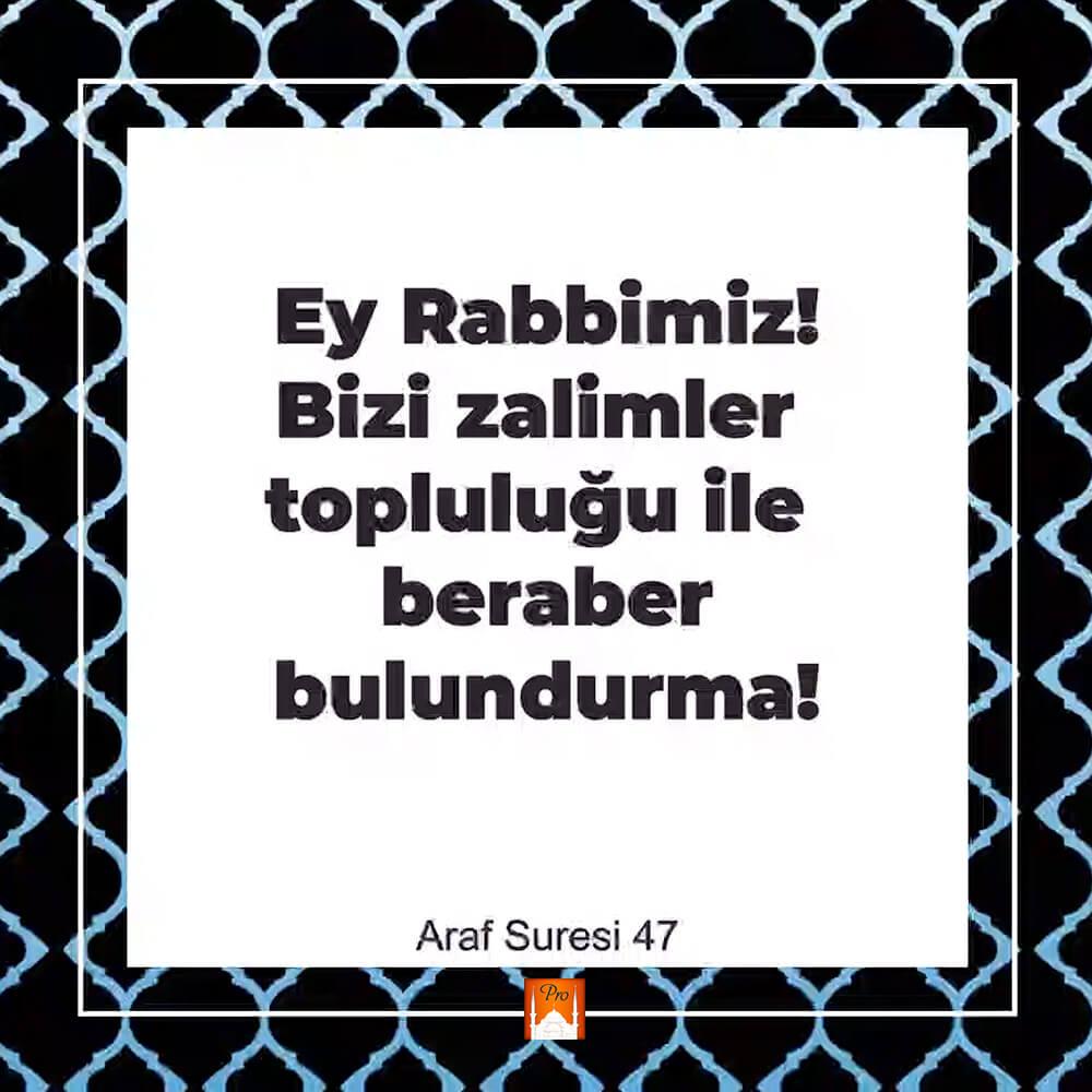 Ey Rabbimiz!