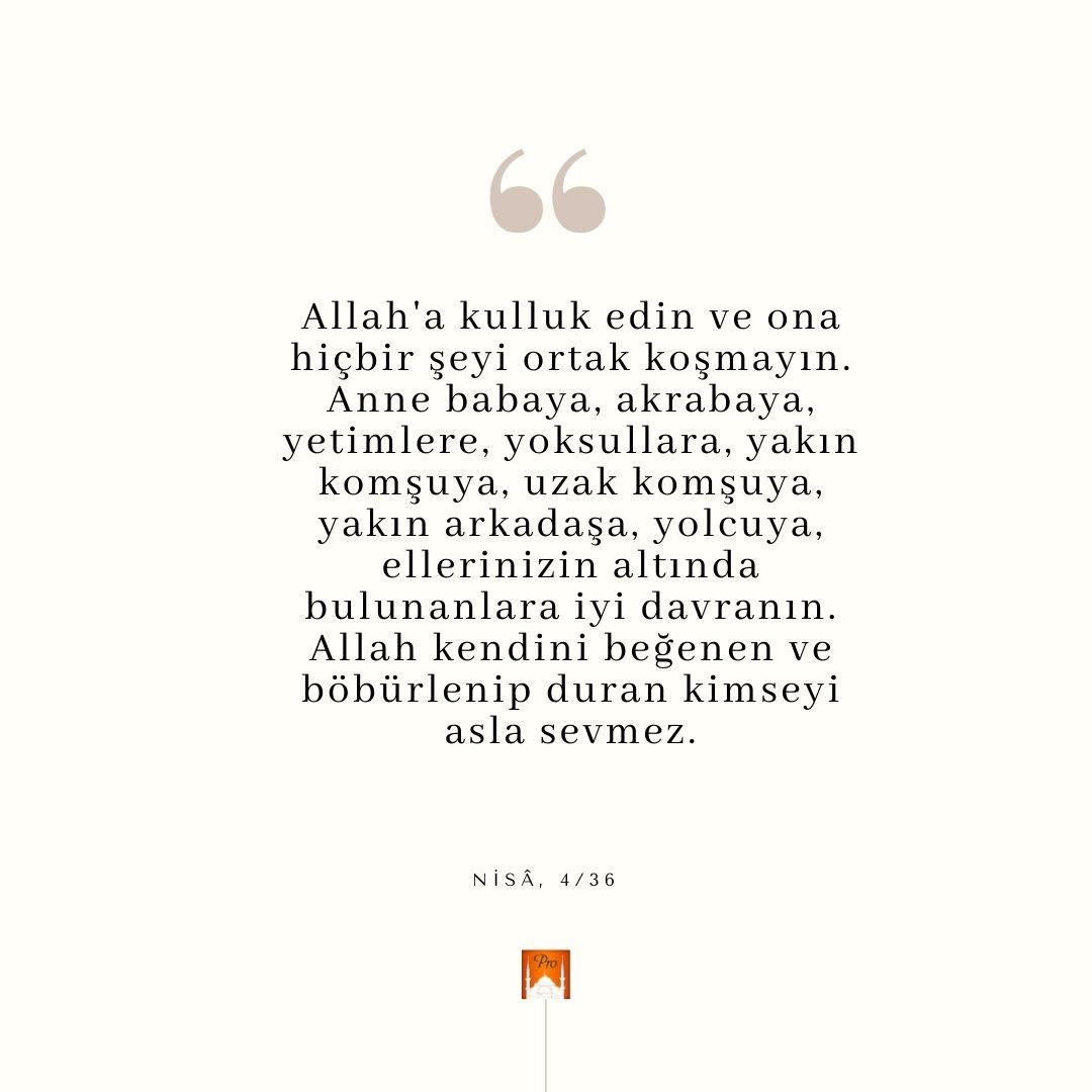 Allah'a kulluk edin ve ona